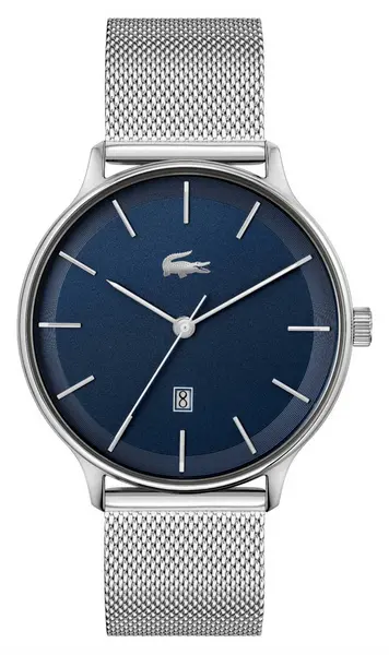 Lacoste 2011200 Mens Club Blue Dial Stainless Steel Watch