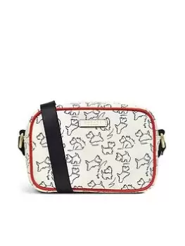 Radley Sketch Street Fabric Small Ziptop Crossbody