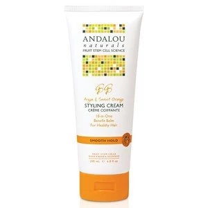 Andalou Naturals Moisture Rich Argan Oil and Shea Styling Cream For Flexible Hold 200ml