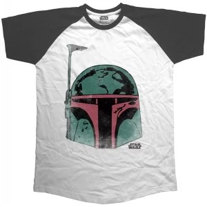 Star Wars - Boba Head Mens X-Large T-Shirt - White