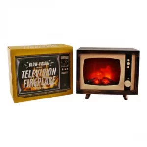 Retro Style Television Fire Place