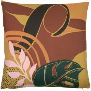 Furn Vida Botanical Cushion Cover (50cm x 50cm) (Multicoloured) - Multicoloured