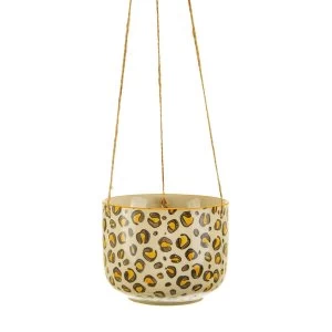 Sass & Belle Leopard Love Hanging Planter