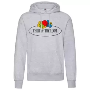 Fruit of the Loom Unisex Adult Vintage Hoodie (XXL) (Grey Heather)