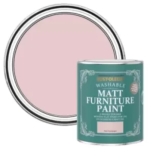 Rust-Oleum Pink Champagne Matt Furniture Paint, 750Ml