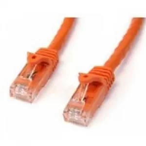 StarTech Orange Gigabit Snagless RJ45 UTP Cat6 Patch Cable Patch Cord 5m