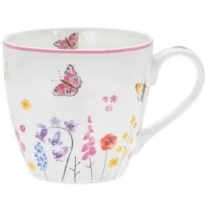 Butterfly Garden Breakfast Mug