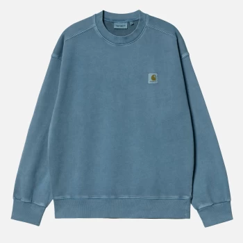 Carhartt WIP Mens Nelson Sweatshirt - Icy Water - XL