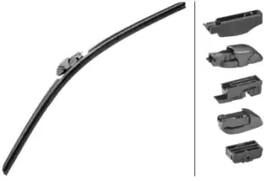 HELLA Wiper blade 9XW 358 053-151 Windscreen wiper,Window wiper VW,AUDI,FORD,Fox Schragheck (5Z1, 5Z3, 5Z4),A1 Schragheck (8X1, 8XK)