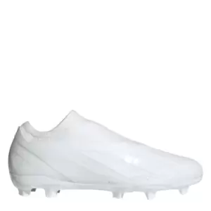 adidas X Crazyfast.3 Laceless Adults Firm Ground Football Boots - White