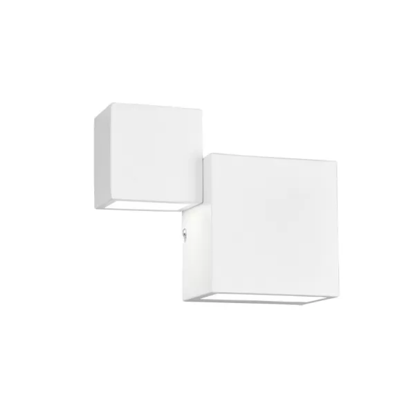 Miguel Modern 2 Light Up & Down Wall Lamp White Matt 3000K