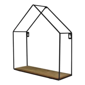 House Shaped Wall Hanging Shelf Unit