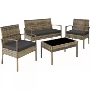 Rattan garden furniture set Sparta 3+1 - garden tables and chairs, garden furniture set, outdoor table and chairs