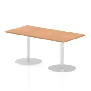 Italia Poseur Table Rectangle 1600800 Top 725 High Oak