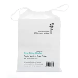 Home & Living Bamboo Duvet Cover (King) (White)