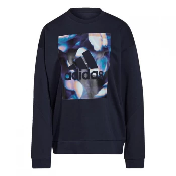 adidas U4U Soft Knit Sweatshirt Womens - Legend Ink