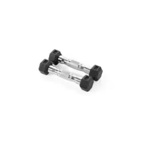 York Fitness Rubber Hex Dumbbells 2 x 1.25kg