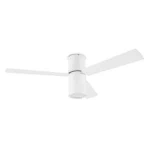 Formentera 1 Light Ceiling Fan White, E27