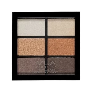 MUA Professional 6 Shade Palette Glamour Golds Multi