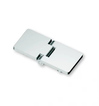 Mirror Polished 316 Stainless Steel Flush Hinge With Concealed Fixing