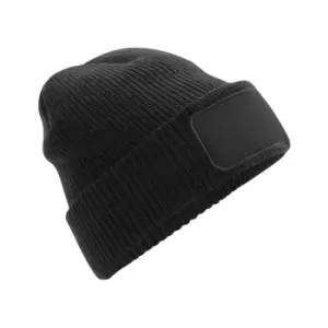 Beechfield Unisex Adults Thinsulate Printer Beanie (One Size) (Black)