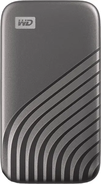 Western Digital My Passport SSD 2TB Desktop External Solid State Drive in Grey