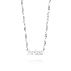 Daisy London Jewellery 925 Sterling Silver Aries Zodiac Necklace Sterling Silver