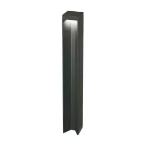 Ideal Lux KURT LED Outdoor Bollard Black, 4000K, IP54, Non-Dim