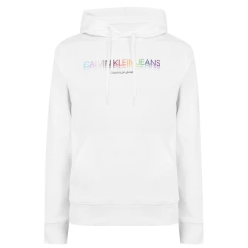 Calvin Klein Jeans Pride Graphic Hoodie - Bright White