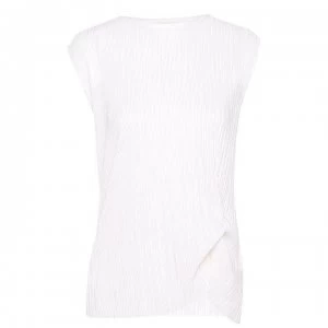 Jack Wills Aldern Pleat Detail Top - White