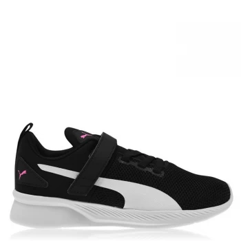 Puma Flyer Runner Trainers Child Girls - Black/Pink