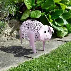 Smart Solar Silhouette Delilah Pig