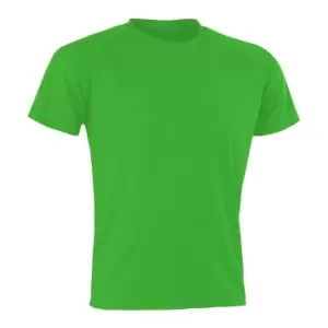 Spiro Mens Aircool T-Shirt (S) (Flo Green)