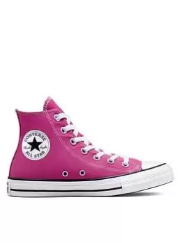 Converse Chuck Taylor All Star Desert Colour Canvas Hi - Fuchsia, Size 4, Women