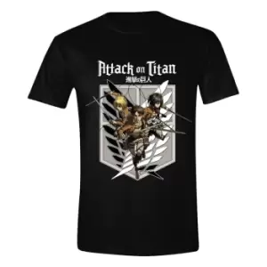 Attack On Titan T-Shirt Protecting The City Size S