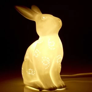 Premier Housewares Kids Ceramic Rabbit Night Light