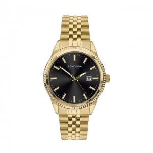 Sekonda Black And Gold Watch - 1642