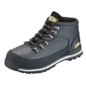 Jcb Hiker Black Safety Boots, Size 6