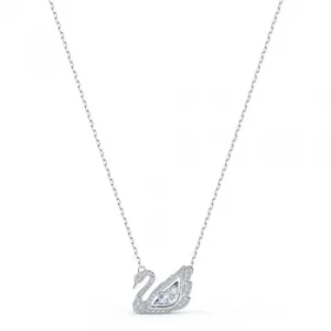 Swarovski Dancing Swan White Crystal Necklace 5514421