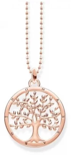 Thomas Sabo Rose Gold Plated Tree Necklace KE1660-415-40- Jewellery