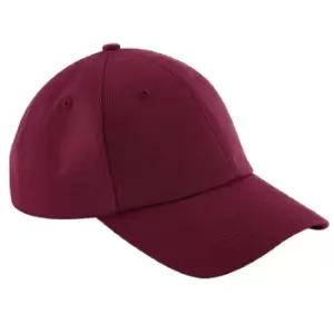 Beechfield Unisex Authentic 6 Panel Baseball Cap (Pack of 2) (One Size) (Burgundy)