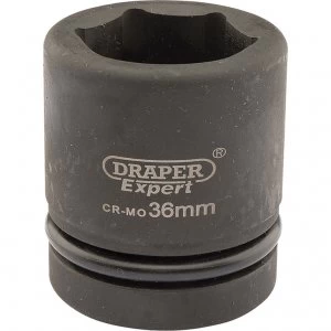 Draper Expert 1" Drive Hexagon Impact Socket Metric 1" 36mm