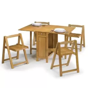 Julian Bowen Savoy Dining Set - Light Oak