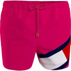 Tommy Bodywear Flag Swimshorts - Pink