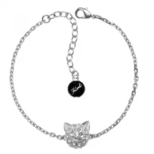 Ladies Karl Lagerfeld Silver Plated Choupette Bracelet