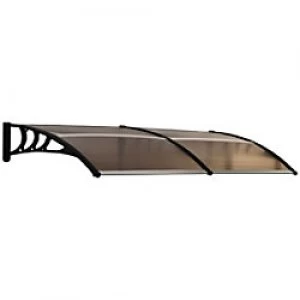 OutSunny Door Canopy Brown Water proof Outdoors 1060 mm x 480 mm x 70 mm