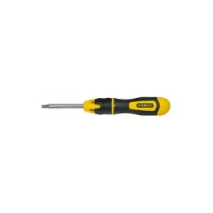 Stanley STHT0-62574 Bit-Screwdriver with 20 Bits and Ratchet, Black/Yellow, Set of 22 Piece