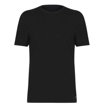 Firetrap Waffle T-Shirt - Black