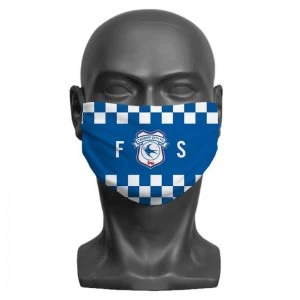 Personalised Cardiff City FC Initials Adult Face Mask