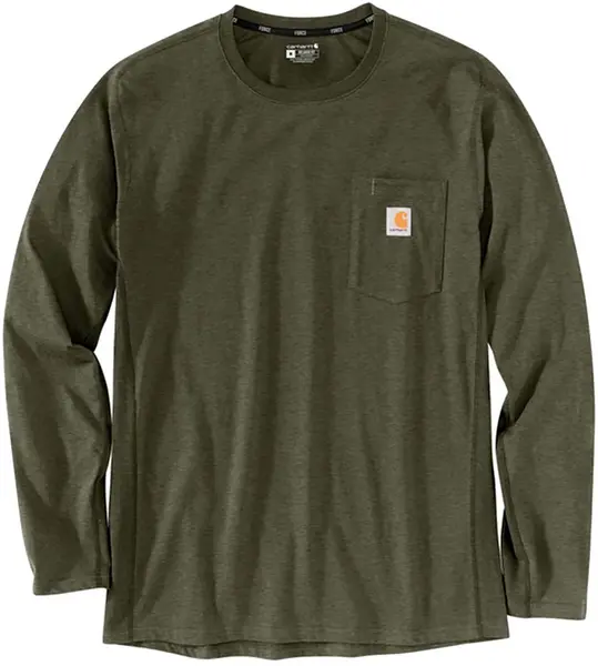 Carhartt Force Flex Pocket Longsleeve Shirt, green, Size 2XL